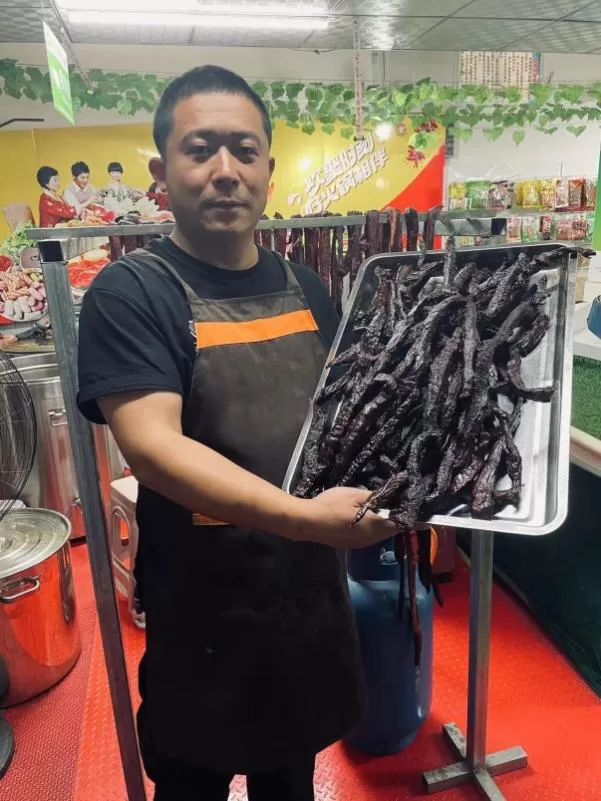 老舅果木炭烤牛肉干
